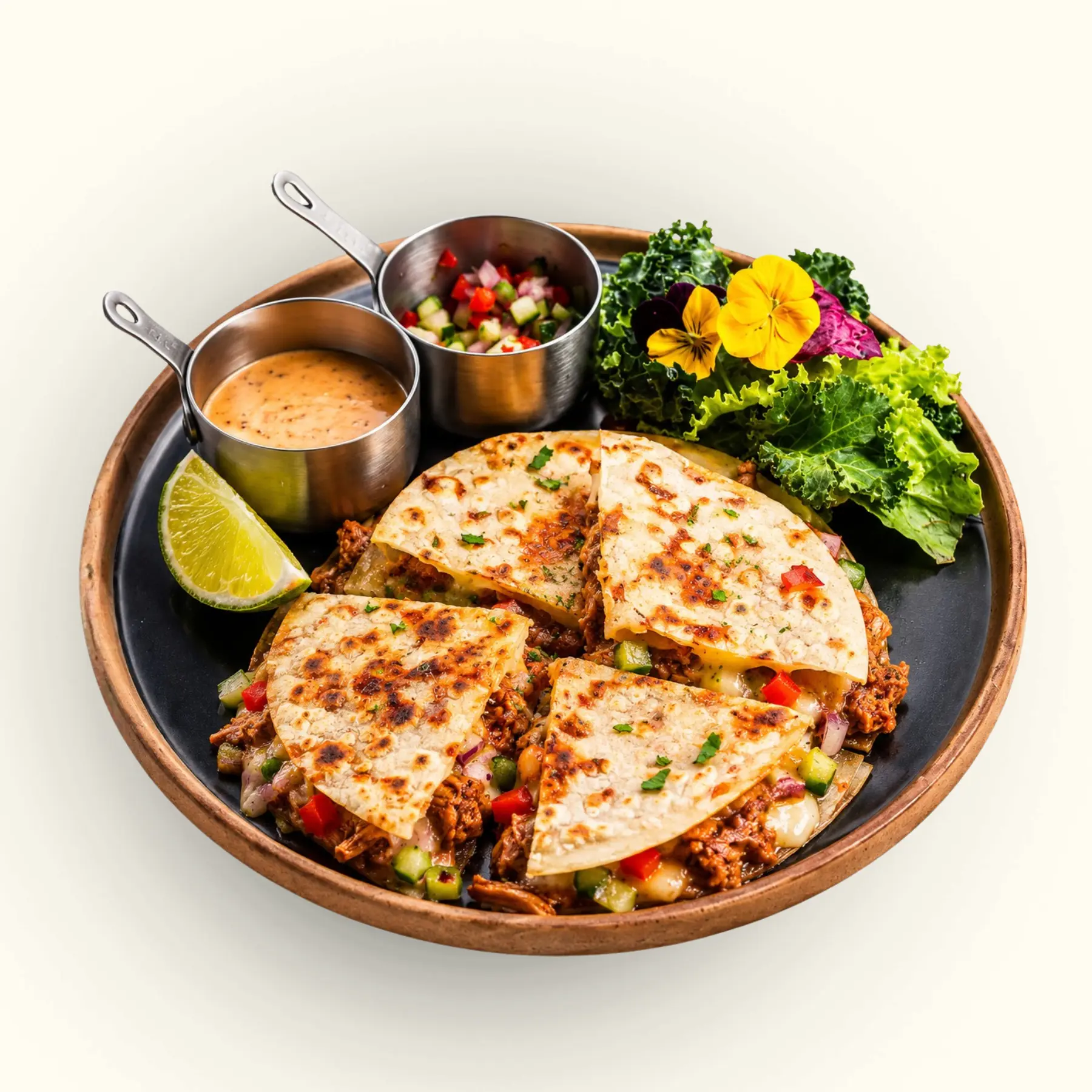 Quesadilla Sườn Heo BBQ