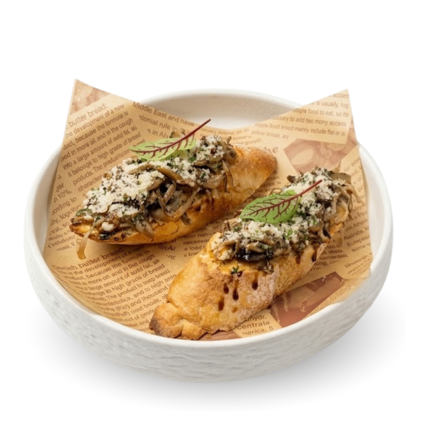 Bruschetta nấm phô mai
