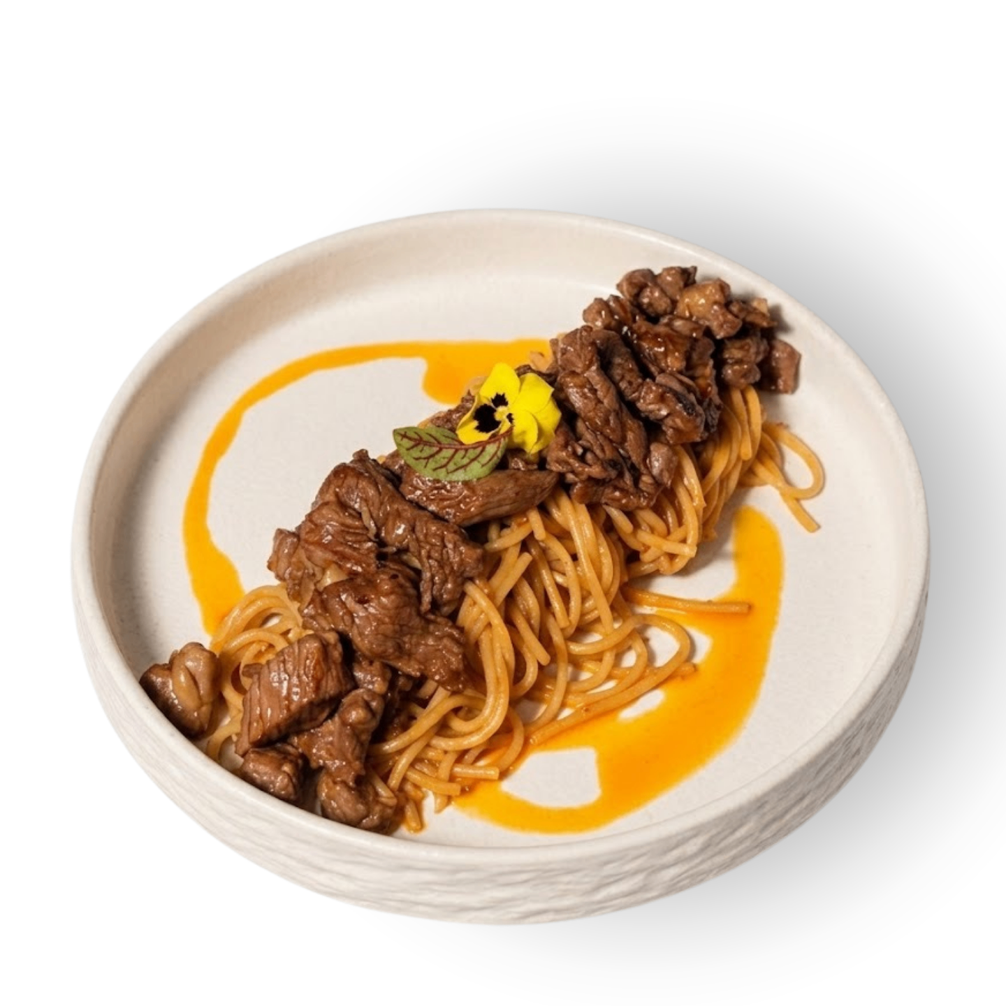 Mì ý bò xào cay