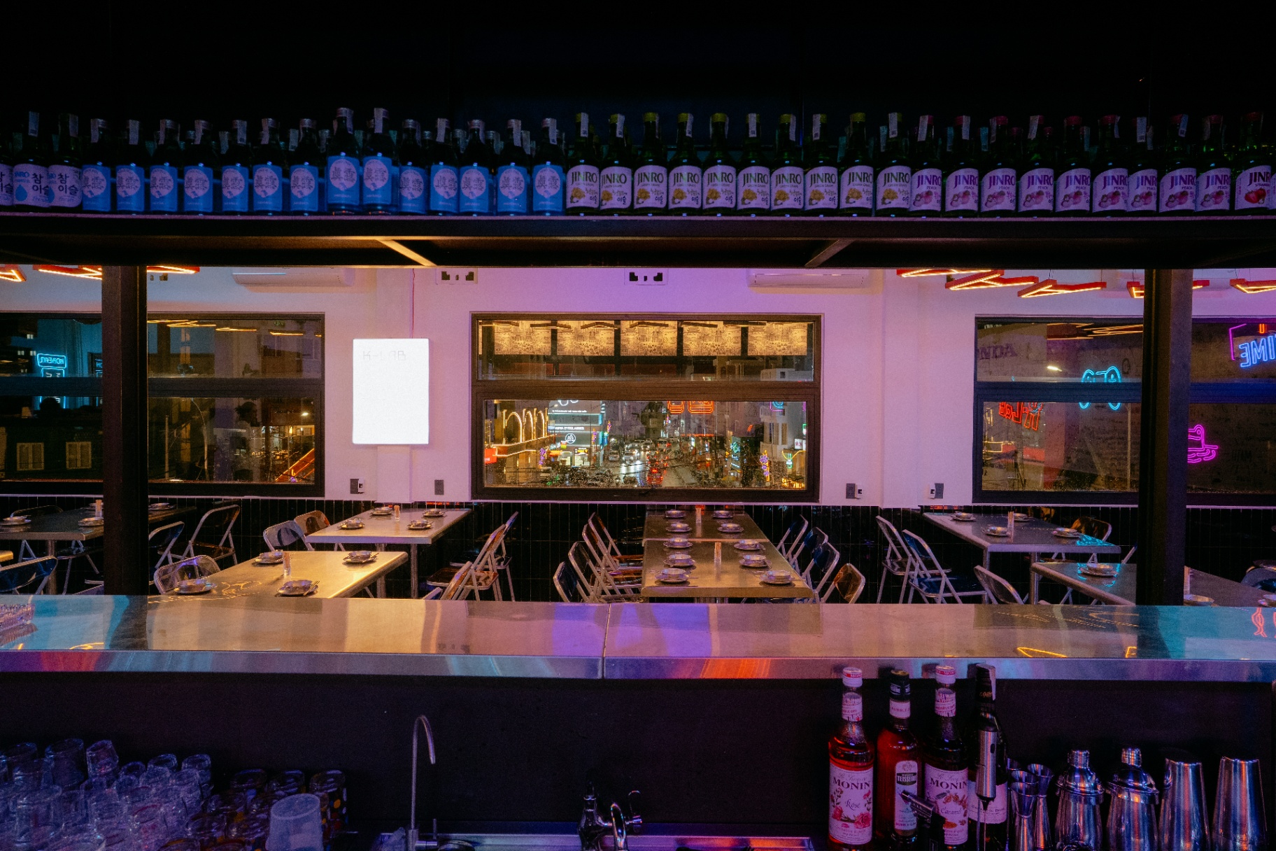 Quầy soju Jinro tại K-LAB