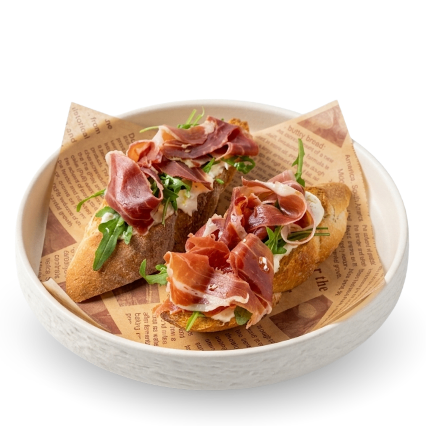 Bruschetta thịt nguội & parmesan