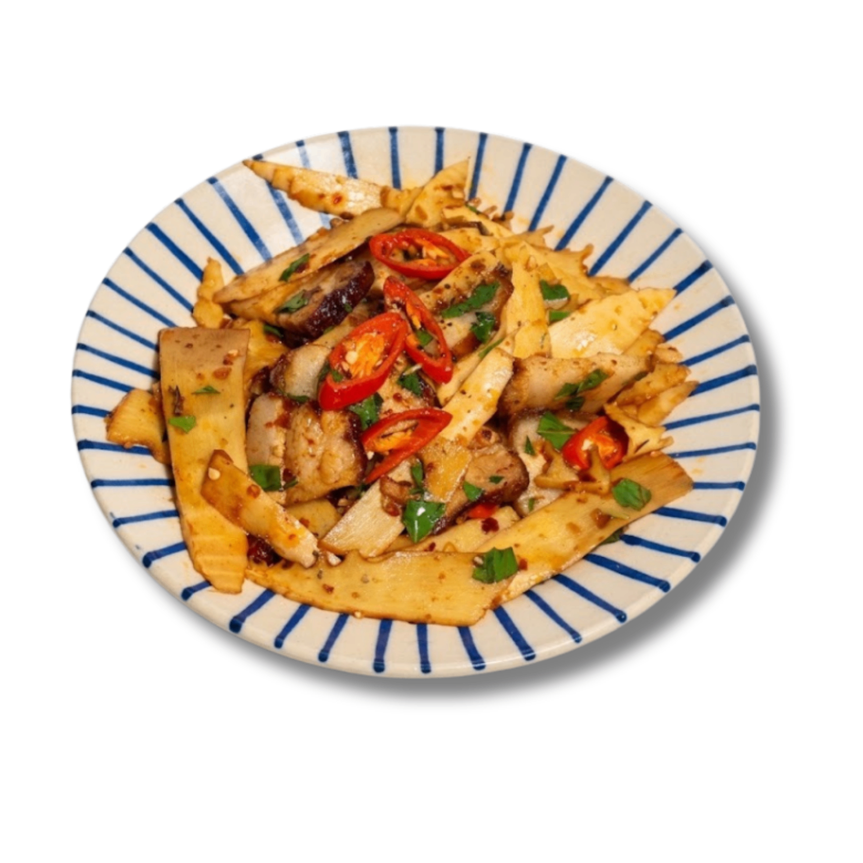 Ba Chỉ Tây Bắc Xào Măng Cay