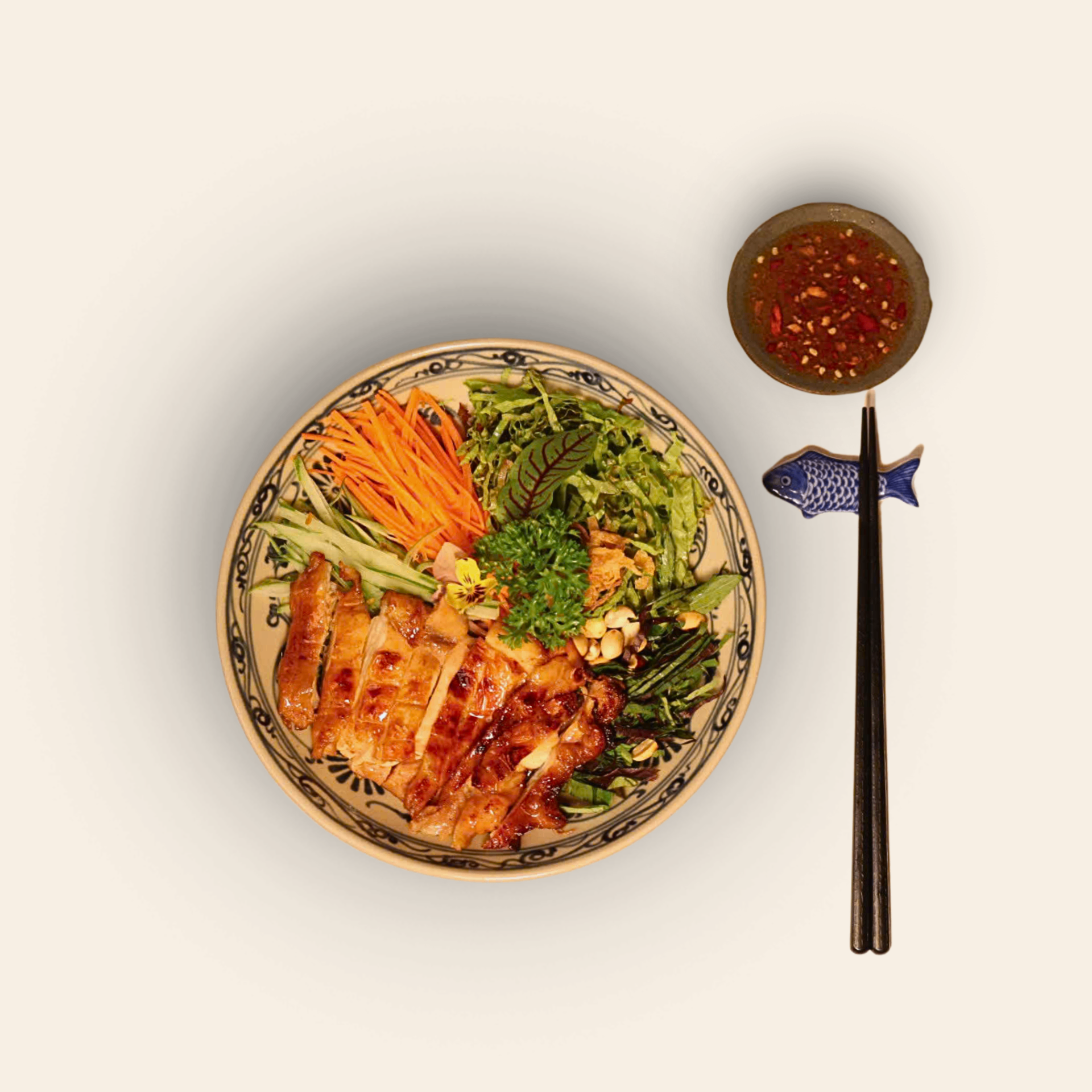 Bún Gà Nướng