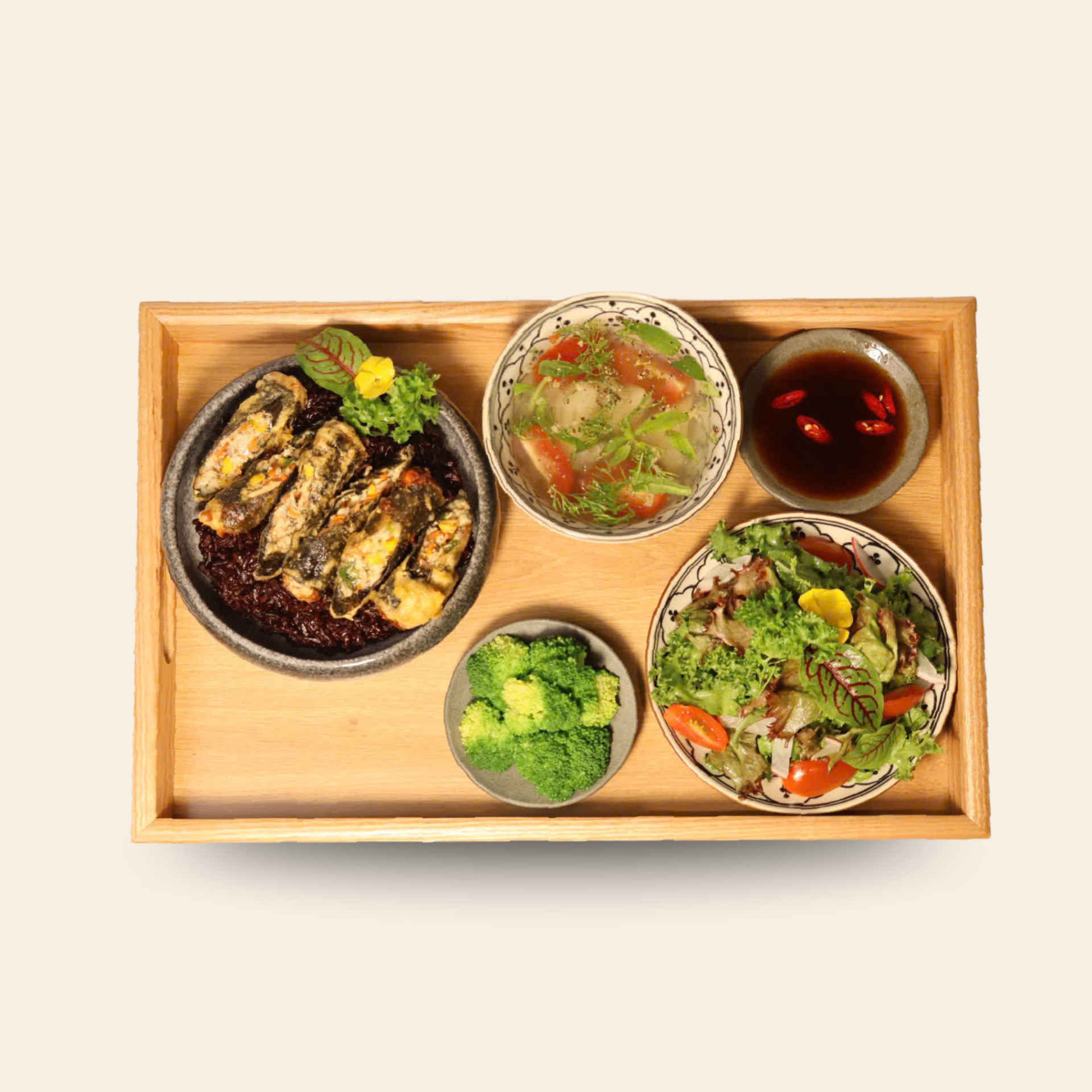 Cơm Chả Chay Rong Biển