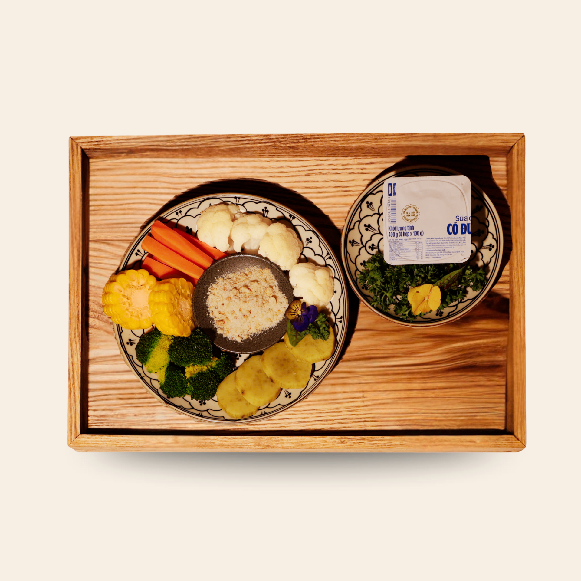 Ngũ Quả Luộc & Muối Mè