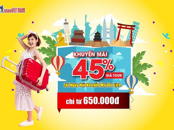 Giảm Giá Tour Du Lịch Lên Đến 45%